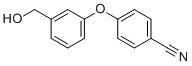 structure of CAS# 888967-63-3, Crisaborole Impurity A;4-(3-(Hydroxymethyl)phenoxy)benzonitrile
