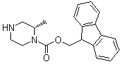结构式 CAS# 888972-50-7, (S)-1-N-芴甲氧羰基-2-甲基哌嗪