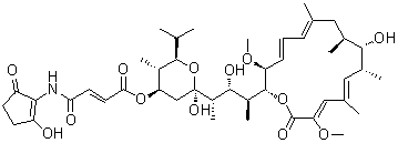 结构式 CAS# 88899-56-3, 世田霉素