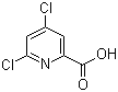 4,6-Dichloro-2-pyridinecarboxylic acid molecular structure (CAS 88912-25-8)