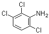 structure of CAS# 88963-39-7, 2,3,6-Trichlorobenzenamine;2,3,6-Trichloroaniline