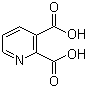 structure of CAS# 89-00-9, Quinolinic acid;2,3-Pyridinedicarboxylic acid; Pyridine-2,3-dicarboxylic acid
