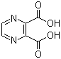 2,3-吡嗪二羧酸分子结构 (CAS 89-01-0)