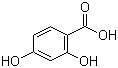 2,4-Dihydroxybenzoic acid molecular structure (CAS 89-86-1)