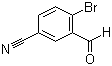 2-Bromo-5-cyanobenzaldehyde molecular structure (CAS 89003-95-2)
