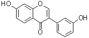 7-羟基-3-(3-羟基苯基)-4H-1-苯并吡喃-4-酮分子结构 (CAS 89019-85-2)