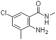 structure of CAS# 890707-28-5, 2-Amino-5-chloro-N,3-dimethylbenzamide