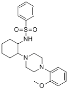 structure of CAS# 891016-02-7, ML-SI3;N-{2-[4-(2-methoxyphenyl)piperazin-1-yl]cyclohexyl}benzenesulfonamide
