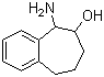 5-氨基-6,7,8,9-四氢-5H-苯并[7]轮烯-6-醇分子结构 (CAS 89140-85-2)