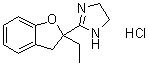 Efaroxan hydrochloride molecular structure (CAS 89197-00-2)