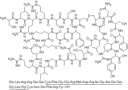 结构式 CAS# 89213-87-6, 卡培立肽