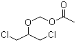 structure of CAS# 89281-73-2, 1,3-Dichloro-2-(acetoxymethoxy)propane;[2-Chloro-1-(chloromethyl)ethoxy]methanol acetate