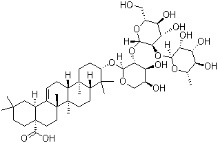 结构式 CAS# 89412-79-3, 竹节香附素 A