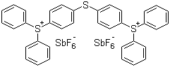 structure of CAS# 89452-37-9, Bis[4-(diphenylsulfonio)phenyl]sulfide bis(hexafluoroantimonate);4,4'-Bis[diphenylsulfonio]phenylsulfide bishexafluoroantimonate