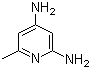 structure of CAS# 89464-77-7, 6-Methyl-2,4-pyridinediamine;4,6-Diamino-2-picoline