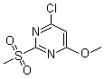 结构式 CAS# 89466-55-7, 4-氯-2-(甲磺酰基)-6-甲氧基嘧啶