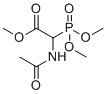 甲基2-乙酰氨基-2-(二甲氧基磷酰)乙酸酯分子结构 (CAS 89524-99-2)