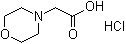 结构式 CAS# 89531-58-8, 4-吗啉基乙酸盐酸盐