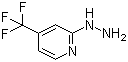 2-Hydrazino-4-(trifluoromethyl)pyridine molecular structure (CAS 89570-84-3)