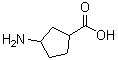 structure of CAS# 89614-96-0, 3-Aminocyclopentane-1-carboxylic acid;3-Aminocyclopentanecarboxylic acid