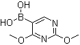 结构式 CAS# 89641-18-9, 2,4-二甲氧基嘧啶-5-硼酸