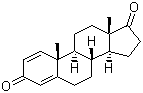 结构式 CAS# 897-06-3, 1,4-雄烯二酮