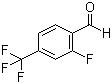 结构式 CAS# 89763-93-9, 2-氟-4-(三氟甲基)苯甲醛