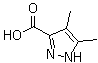 structure of CAS# 89831-40-3, 4,5-Dimethylpyrazole-3-carboxylic acid