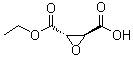 结构式 CAS# 89886-73-7, (2S,3S)-3-(乙氧羰基)环氧乙烷-2-羧酸