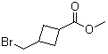 structure of CAS# 89892-95-5, 3-(Bromomethyl)cyclobutanecarboxylic acid methyl ester