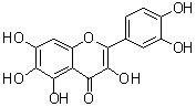 结构式 CAS# 90-18-6, 3,3',4',5,6,7-六羟基黄酮