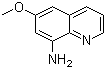 structure of CAS# 90-52-8, 6-Methoxyquinolin-8-ylamine