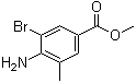 结构式 CAS# 900019-52-5, 4-氨基-3-溴-5-甲基苯甲酸甲酯