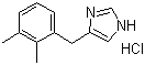 structure of CAS# 90038-01-0, Detomidine hydrochloride;4-[(2,3-Dimethylphenyl)methyl]-1H-imidazole monohydrochloride