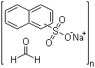 Naphthalenesulfonic acid sodium salt polymer with formaldehyde molecular structure (CAS 9008-63-3)