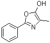 4-Methyl-2-phenyl-5-oxazolol molecular structure (CAS 90361-55-0)