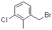 结构式 CAS# 90369-76-9, 1-(溴甲基)-3-氯-2-甲基苯