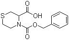 4-Cbz-thiomorpholine-3-carboxylic acid  molecular structure (CAS 90471-66-2)