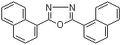 结构式 CAS# 905-62-4, 2,5-二(1-萘基)-1,3,4-恶二唑