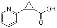 2-(2-Pyridyl)cyclopropanecarboxylic acid molecular structure (CAS 90563-75-0)
