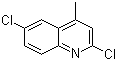 structure of CAS# 90723-71-0, 2,6-Dichloro-4-methylquinoline
