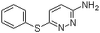 结构式 CAS# 90844-35-2, 3-氨基-6-(苯硫基)哒嗪