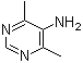 4,6-Dimethyl-5-pyrimidinamine molecular structure (CAS 90856-77-2)