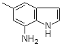 structure of CAS# 90868-10-3, 5-Methyl-1H-indol-7-amine;7-Amino-5-methylindole