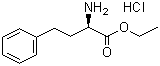 structure of CAS# 90891-21-7, L-Homophenylalanine ethyl ester hydrochloride;(S)-(+)-2-Amino-4-phenylbutyric acid ethyl ester hydrochloride