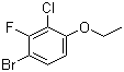 结构式 CAS# 909122-14-1, 1-溴-3-氯-4-乙氧基-2-氟苯