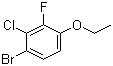 结构式 CAS# 909122-17-4, 1-溴-2-氯-4-乙氧基-3-氟苯