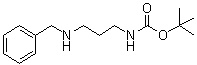 结构式 CAS# 90914-08-2, 3-苯基甲基氨基丙基氨基甲酸叔丁酯
