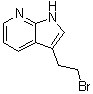 3-(2-溴乙基)-1H-吡咯并[2,3-b]吡啶分子结构 (CAS 90929-75-2)
