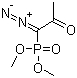structure of CAS# 90965-06-3, Dimethyl (1-diazo-2-oxopropyl)phosphonate;1-diazo-1-dimethoxyphosphorylpropan-2-one